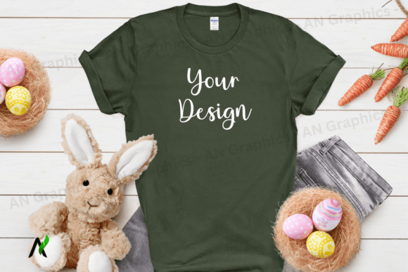 Download Easter Gildan 64000 Unisex Mockup 054 - Premium Bundle