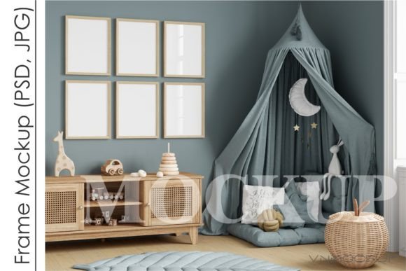 Download Nursery Frame Mockup, Poster Mockup - Frame mockup Collection