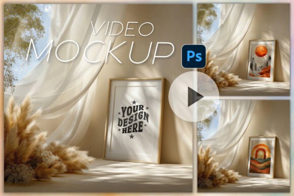 Download Frame Mockup Video PSD Frame Animation - Frame mockup Collection
